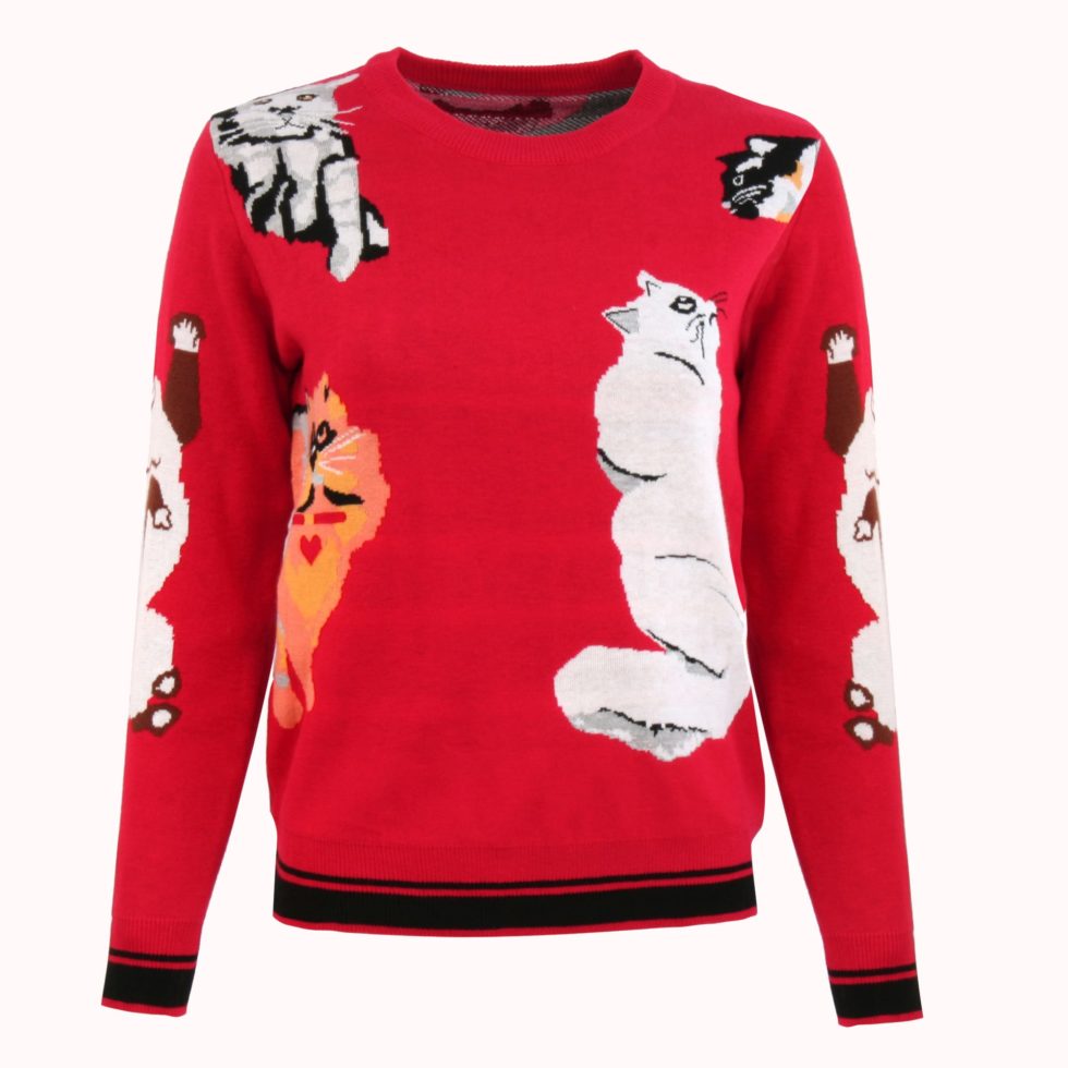 Women's Cat-Themed Tops | Sweaters, Blouses, Tunics | Cat Fashionista